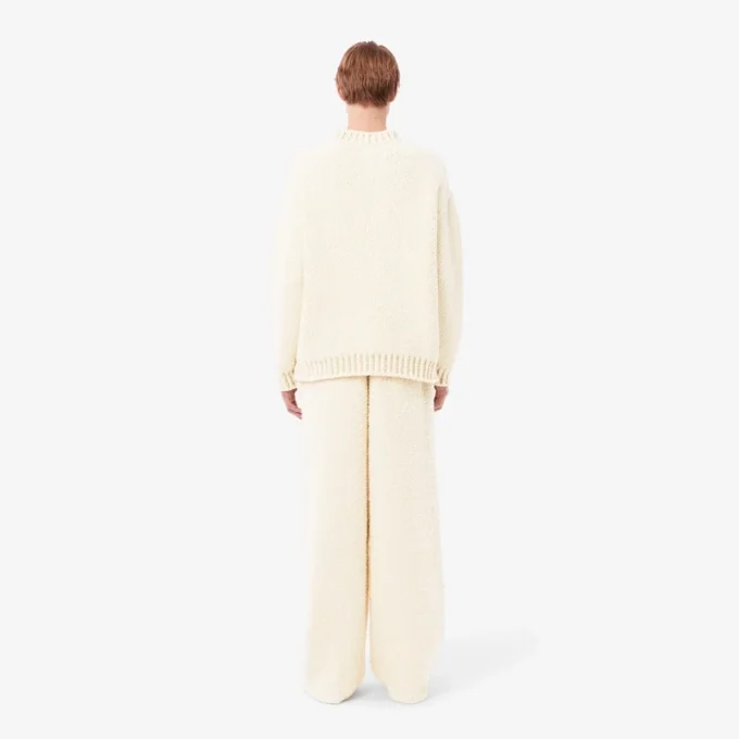 Oversized gebreide joggingbroek voor heren