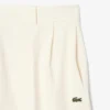 Oversized geplooide flanellen broek voor dames
