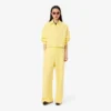 Oversized geribbeld Polo-Sweatshirt