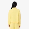 Oversized geribbeld Polo-Sweatshirt