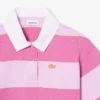 Oversized gestreepte katoenen rugbypolo