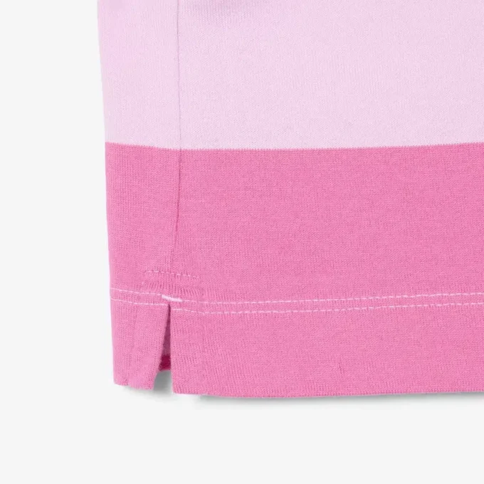 Oversized gestreepte katoenen rugbypolo