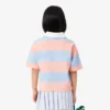 Oversized gestreepte katoenen rugbypolo
