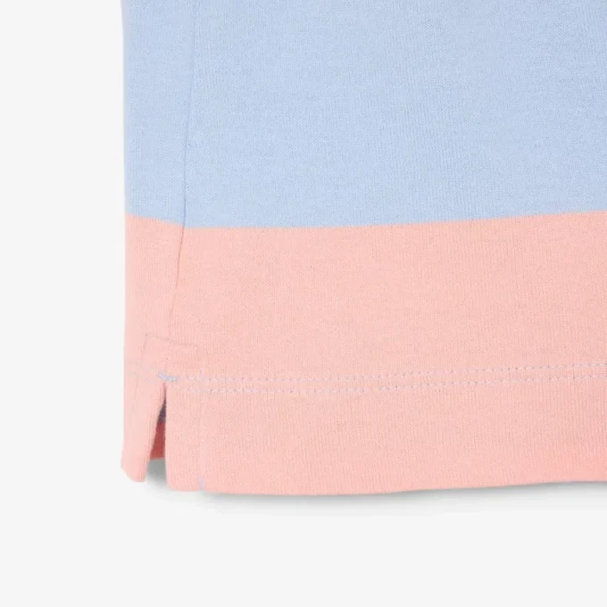 Oversized gestreepte katoenen rugbypolo
