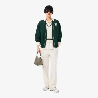 Oversized gewatteerd nylon vest voor dames
