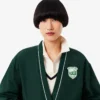 Oversized gewatteerd nylon vest voor dames
