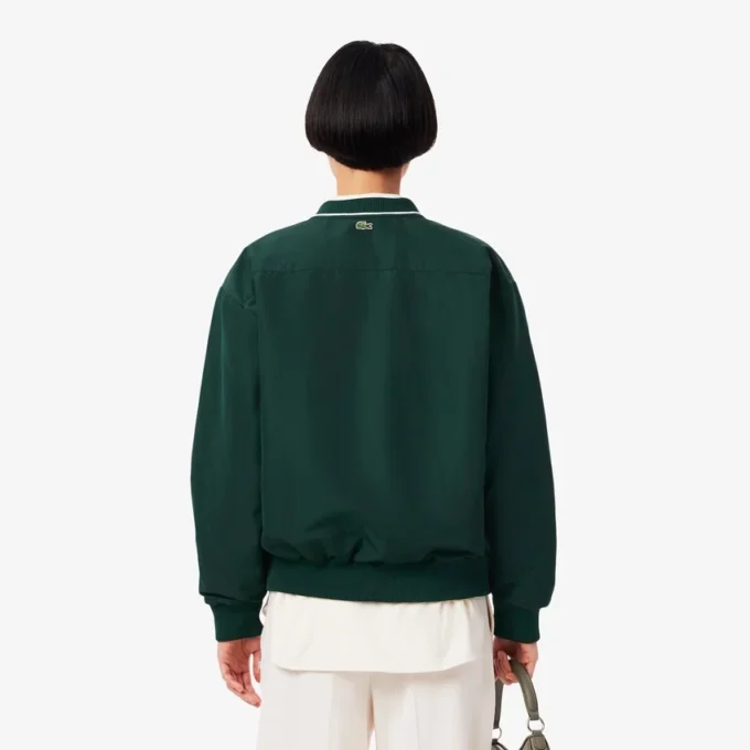 Oversized gewatteerd nylon vest voor dames