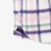 Oversized gewatteerd wollen overshirt voor dames