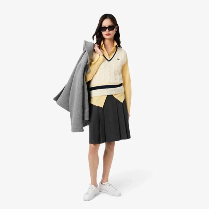 Oversized katoen overhemd met knopen voor dames