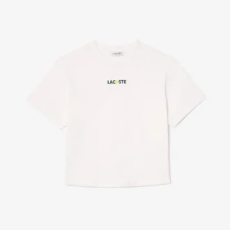 Oversized katoen T-shirt met balprint voor dames