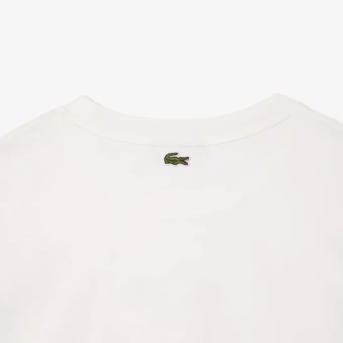Oversized katoen T-shirt met balprint voor dames