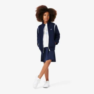 Oversized katoen T-shirt met print voor meisjes