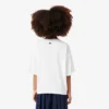 Oversized katoen T-shirt met print voor meisjes