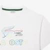 Oversized katoen T-shirt met print voor meisjes
