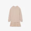 Oversized katoenen sweaterjurk