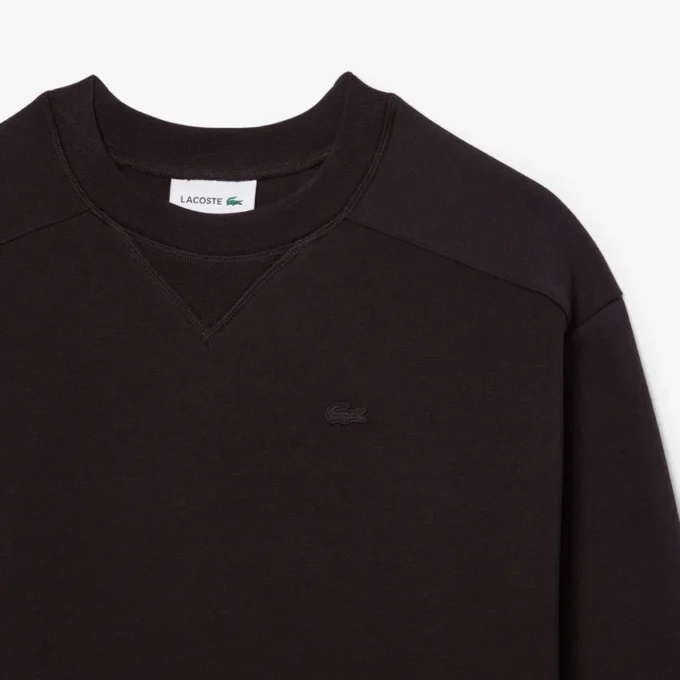 Oversized katoenen sweatshirt jurk