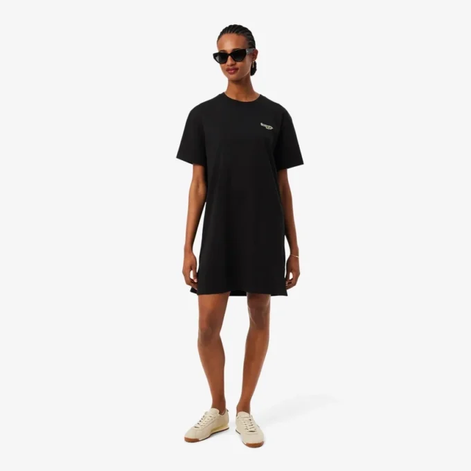 Oversized katoenen T-shirtjurk