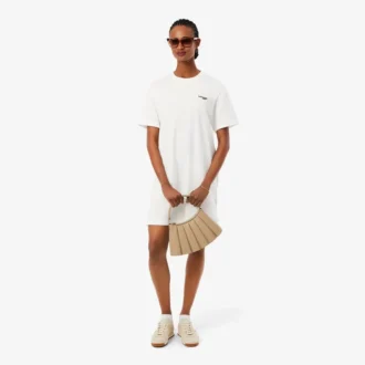 Oversized katoenen T-shirtjurk