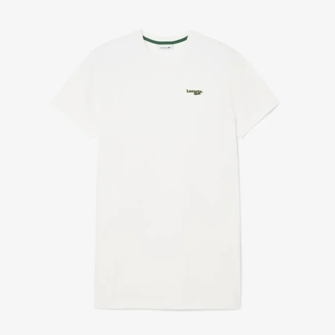 Oversized katoenen T-shirtjurk