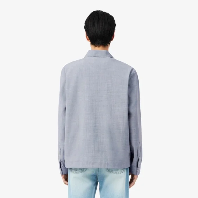 Oversized overhemd van wolmix The Blend