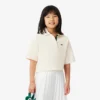 Oversized piqué-Polo voor meisjes
