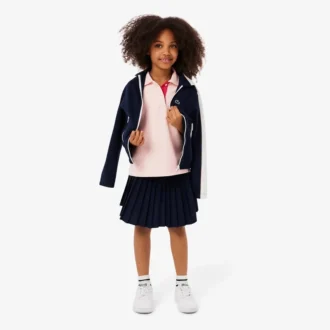 Oversized piqué-Polo voor meisjes