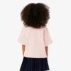 Oversized piqué-Polo voor meisjes