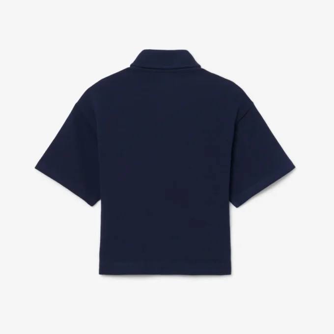 Oversized piqué-Polo voor meisjes