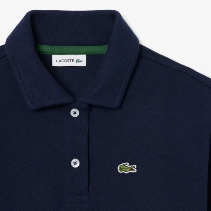 Oversized piqué-Polo voor meisjes