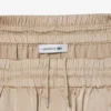 Oversized satijnen broek met elastische tailleband