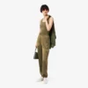 Oversized satijnen joggingbroek voor dames
