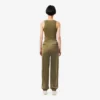Oversized satijnen joggingbroek voor dames