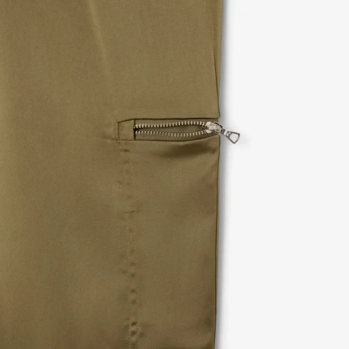Oversized satijnen joggingbroek voor dames