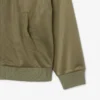 Oversized satijnen pointelle-strepen-Sweatshirt voor dames