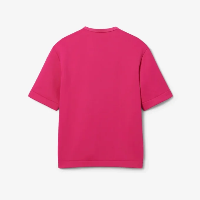 Oversized satijnen poloshirt met Runway-badge