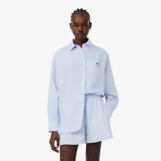 Oversized shirt van linnenmix The Blend
