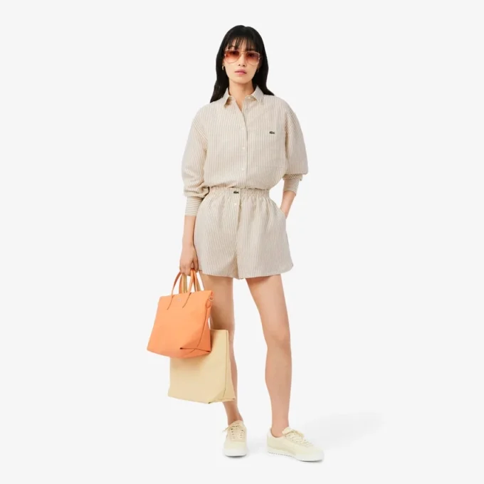 Oversized shirt van linnenmix The Blend