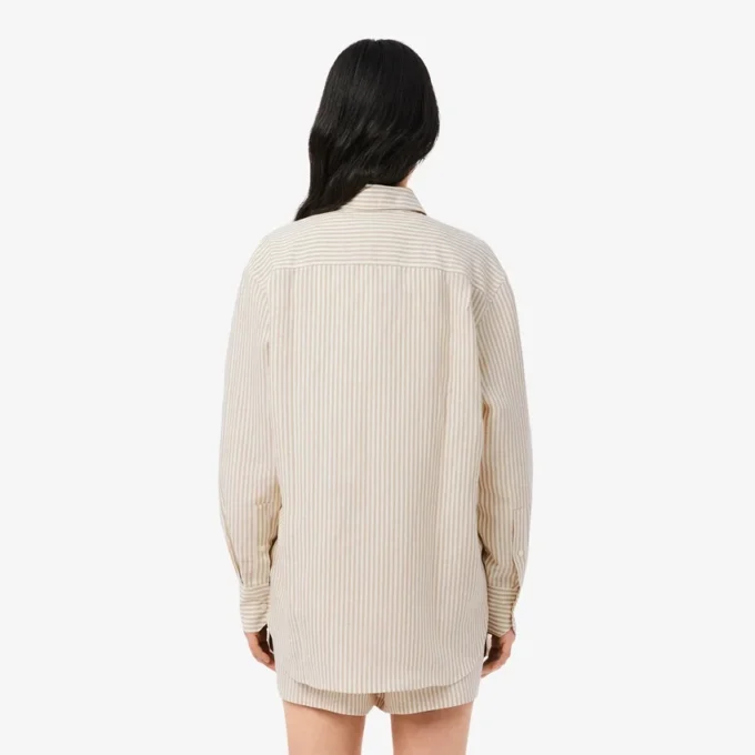 Oversized shirt van linnenmix The Blend