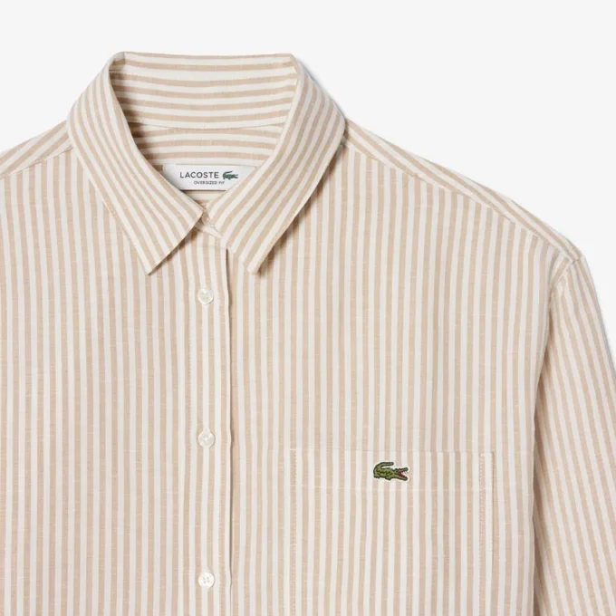 Oversized shirt van linnenmix The Blend