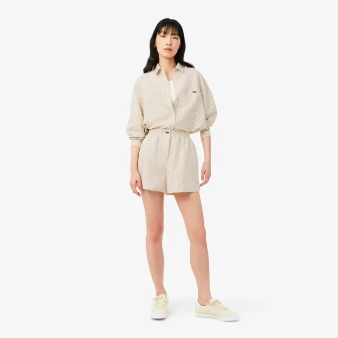 Oversized short van linnenmix The Blend
