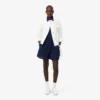 Oversized, soepelvallende bermuda van linnenmix The Blend