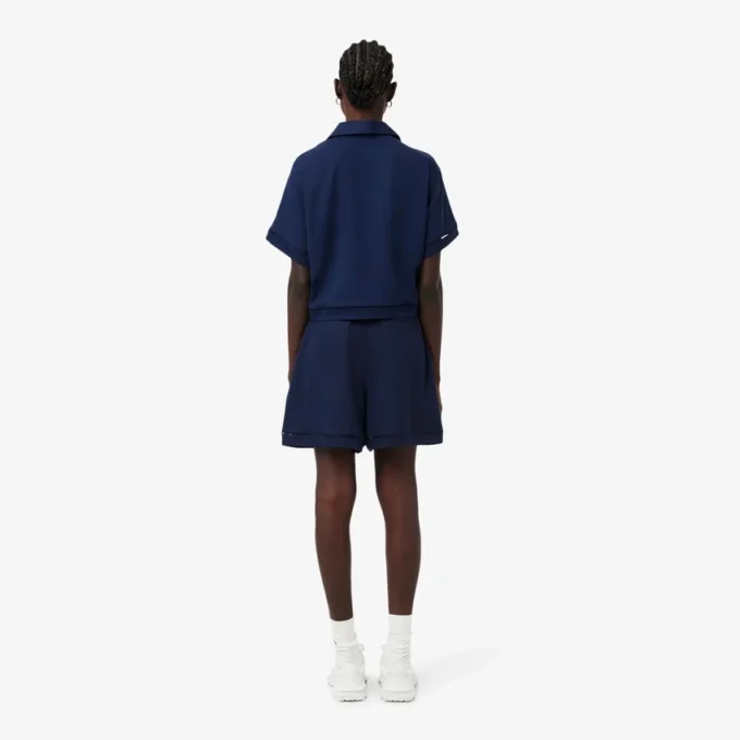 Oversized, soepelvallende bermuda van linnenmix The Blend