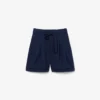 Oversized, soepelvallende bermuda van linnenmix The Blend