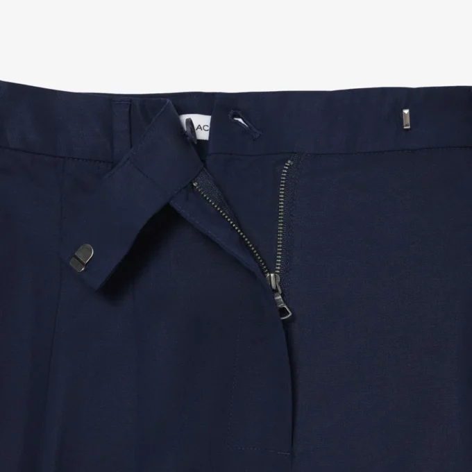 Oversized, soepelvallende bermuda van linnenmix The Blend