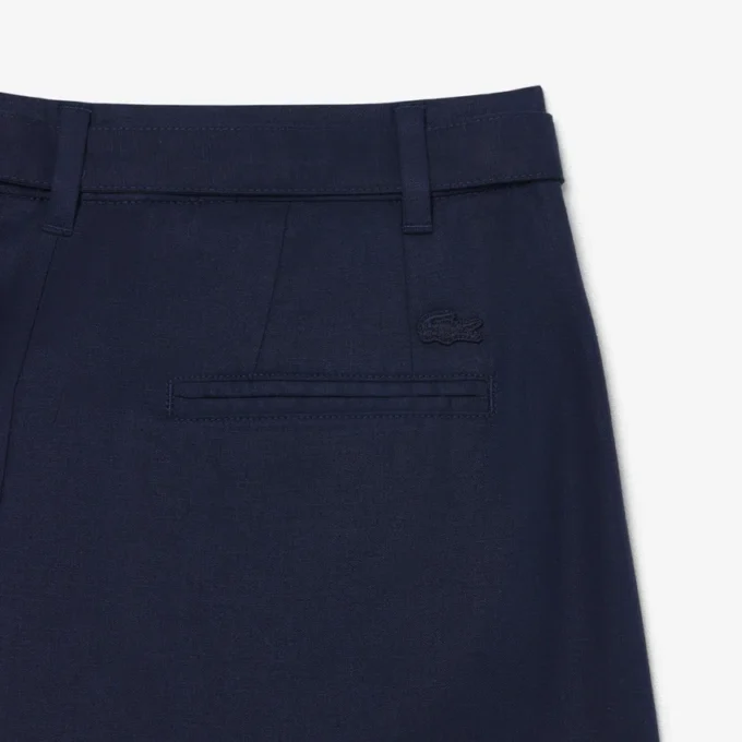 Oversized, soepelvallende bermuda van linnenmix The Blend