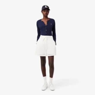 Oversized, soepelvallende bermuda van The Blend van linnenmix