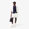 Oversized, soepelvallende bermuda van The Blend van linnenmix