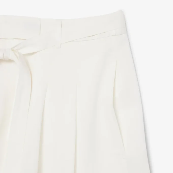Oversized, soepelvallende bermuda van The Blend van linnenmix
