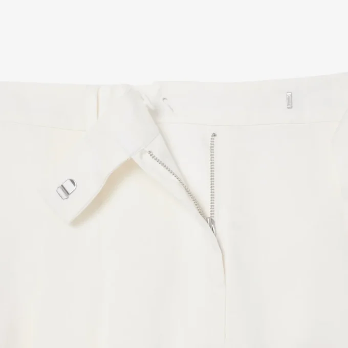 Oversized, soepelvallende bermuda van The Blend van linnenmix