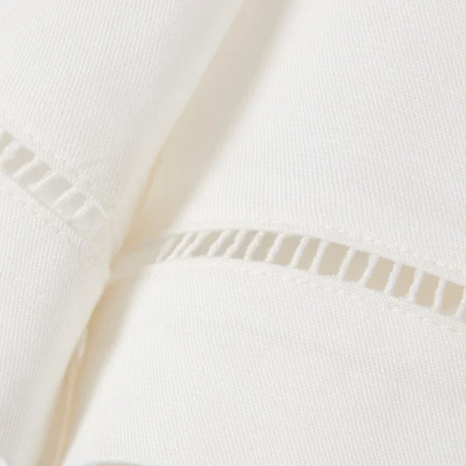 Oversized, soepelvallende bermuda van The Blend van linnenmix